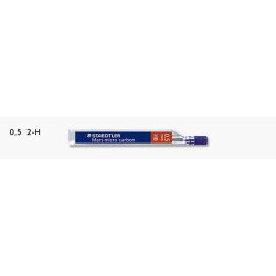 MINA 0,5 STAEDTLER MICRO CARBON 250 2H C/12U