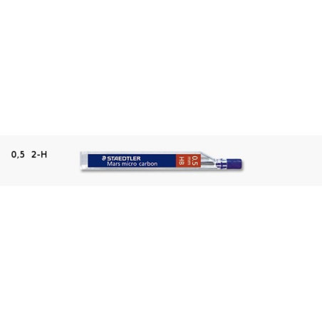 MINA 0,5 STAEDTLER MICRO CARBON 250 2H C/12U