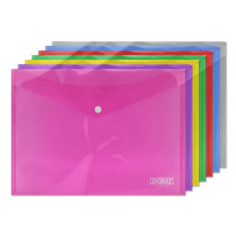 DOSSIER SOBRE A-4 CLUB TRANSLUCIDO COLORES SURTIDOS PTE 10U POESSA 318475