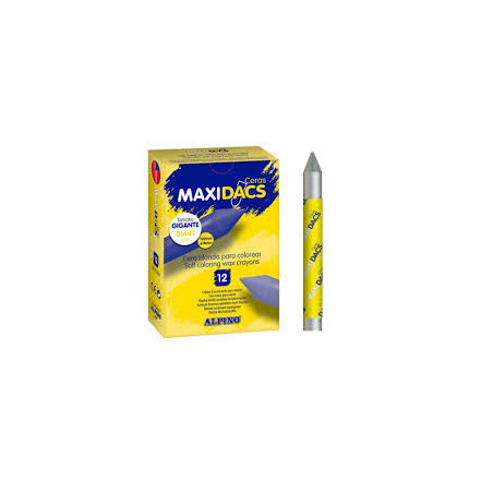 CERAS MAXI DACS ALPINO 12 UNIDADES GRANEL METAL PLATA DX060137