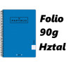 PACK 5 CUADERNOS PAPYRUS GRAFOPLAS PP FOLIO HORIZONTAL COLOR AZUL 30 88442430