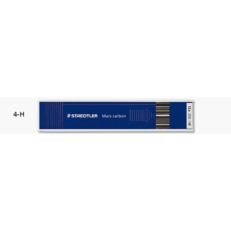 MINA 2,0 STAEDTLER MARS CARBON 200-4H C/12 MINAS