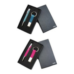 JUEGO BOLIGRAFO LLAVERO REGALPAP SILICONA 4727 ^