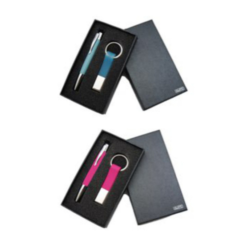 JUEGO BOLIGRAFO LLAVERO REGALPAP SILICONA 4727 ^