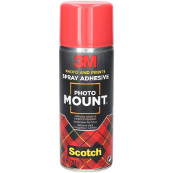 PEGAMENTO SPRAY PHOTO MOUNT 3M 400ML ROJO