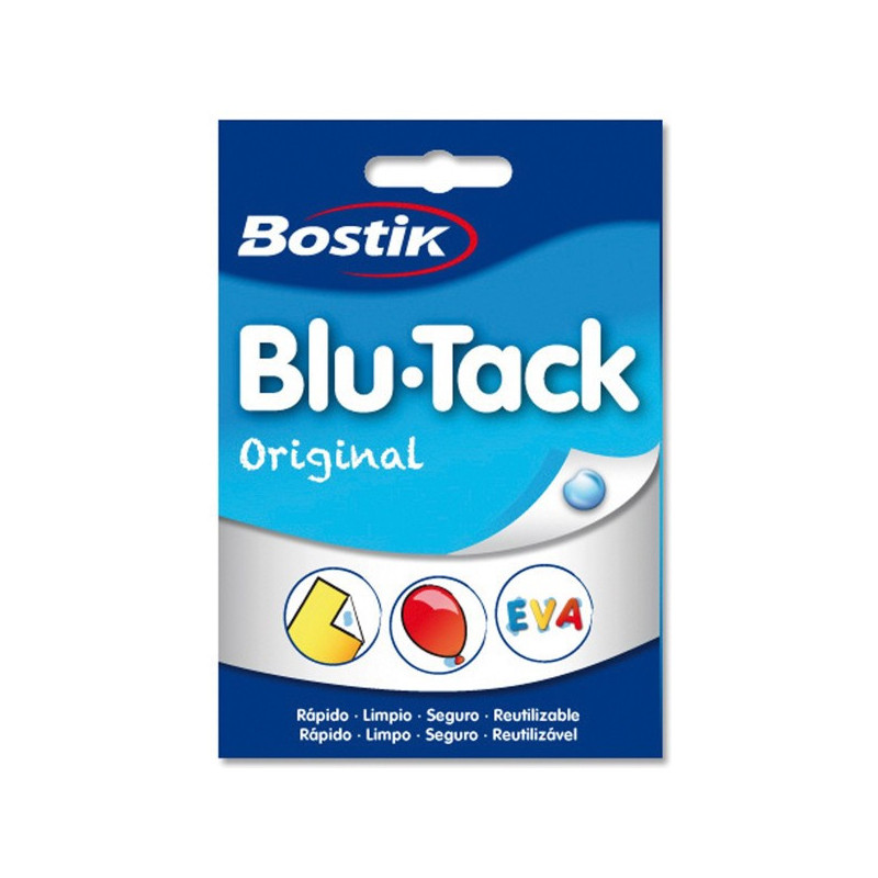 PEGAMENTO TACK BLU-TACK ORIGINAL PTE 12 SOBRES PLICO