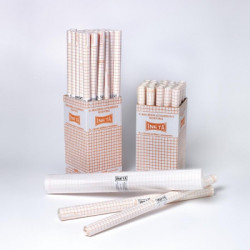 FORRO ADHESIVO 0,5*1,5M TRANSP INETA C/25U