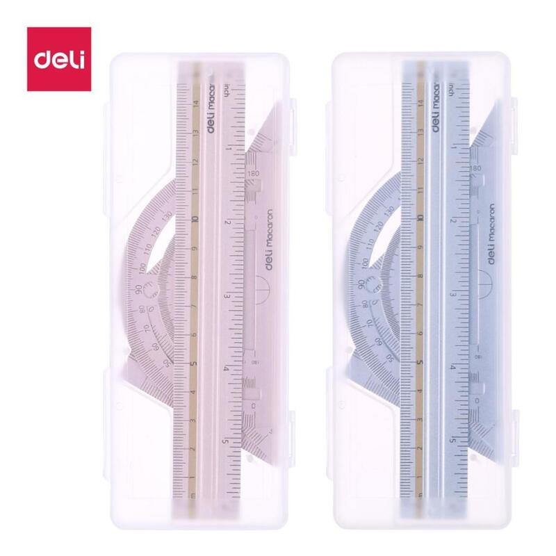 REGLA JUEGO METAL DELI MINI 15CM 4 PZAS 2 COLORES SURTIDOS EG02404 UNIDAD