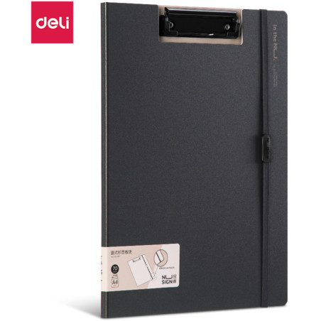 CARPETA DELI A4 MUELLE C/TAPA Y GOMA ENS180