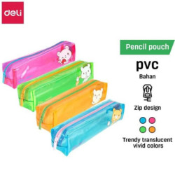 PORTATODO DELI CUADRADO TRANSPARENTE COLORES SURTIDOS EZ85802 UNIDAD