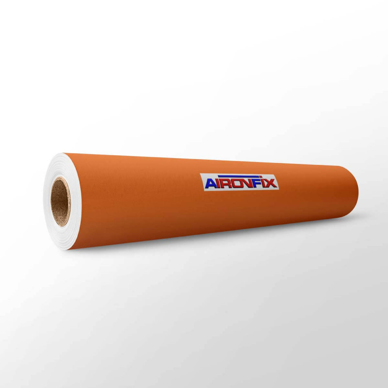 FORRO ADHESIVO 0,45*20M AIRONFIX BRILLO NARANJA