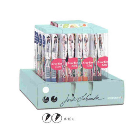 JUEGO INOXCROM 11 BOLI LAPIZ JORDI LABANDA CITIES 003571 ^