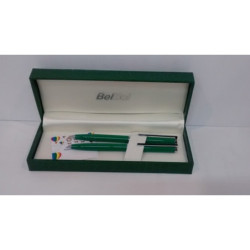JUEGO LEBER BOLI LAPIZ METAL ESTUCHE VERDE 97.427-04 ^
