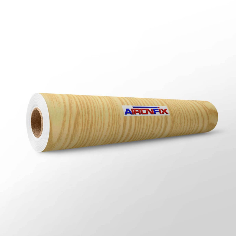 FORRO ADHESIVO 0,45*20M AIRONFIX MADERA ABETO 1 CLARO