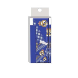 SET PAPELERIA CYP REAL MADRID 5 PIEZAS C/PORTATODO GS-202-RM ^