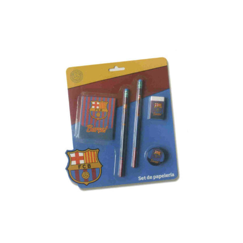 SET PAPELERIA CYP FCBARCELONA 5 PIEZAS GS-37-BC ^