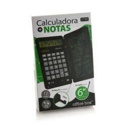 CALCULADORA BOLSILLO OFFICE BOX 12 DIGITOS + NOTAS ELECTRONICA LT-N1