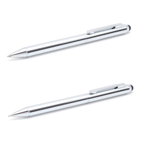JUEGO BOLIGRAFO PORTAMINAS INOXCROM TOUCH CROMADO C/ESTUCHE 40154015
