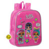 MOCHILA GUARDERIA ADAPT.CARRO LOL SURPRISE! "ART CLUB" 612120232 27*22 SAFTA22