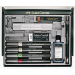 ESTILOGRAFO FABER-CASTELL COLLEGE SET 4U 163526 ^