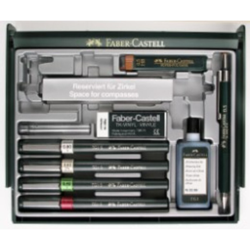 ESTILOGRAFO FABER-CASTELL COLLEGE SET 4U 163526 ^