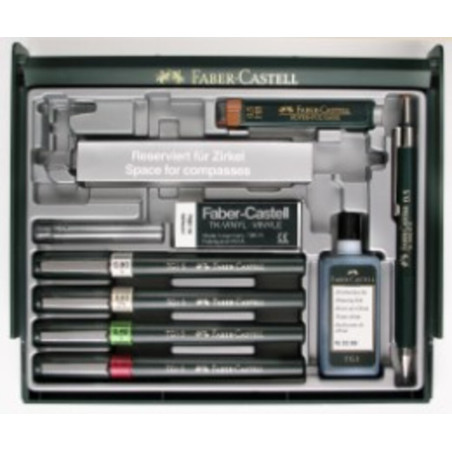 ESTILOGRAFO FABER-CASTELL COLLEGE SET 4U 163526 ^