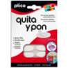 QUITA Y PON. 24 MINI CIERRES TEXTILES AUTOADHESIVOS PLICO