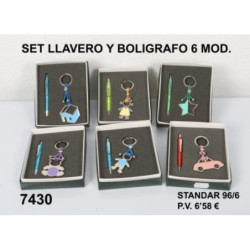 JUEGO WG BOLI MINI LLAVERO CROMADO VIOLETA 7430 ^