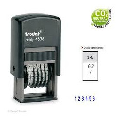 NUMERADOR PRINTY 3 MM  6 BANDAS REF 4836 FRAMUN