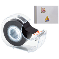CINTA MAGÉTICA ADHESIVA 19MM X 7M CON DISPENSADOR FAIBO 7591