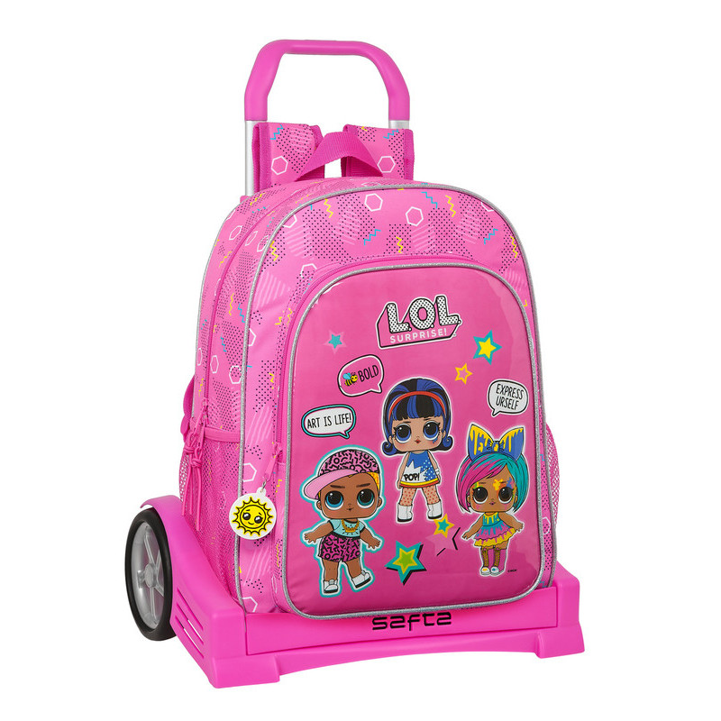 MOCHILA 180+CARRO EVOLUTION LOL SURPRISE! "ART CLUB" 612120860 42*33 SAFTA22