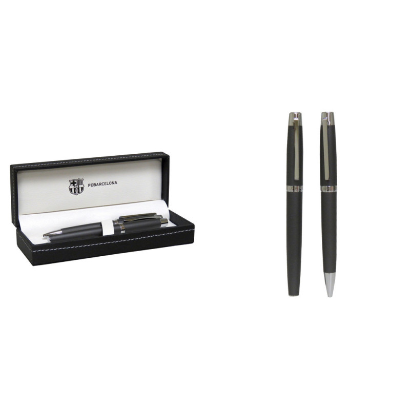 JUEGO BOLIGRAFO ROLLER CYP FCBARCELONA ANODIZADO SET-23-BC ^