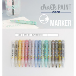 MARCADOR CHALK PAINT MARKER BLANCO NUBE (CPM-01) UNIDAD 142006