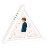 HUCHA COMUNION TRIANGULAR NIÑO ARGU PERSONALIZABLE C/CRISTAL UNIDAD 49507