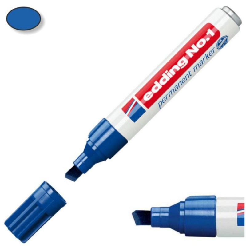 MARCD. EDDING Nº 1 AZUL C/10U