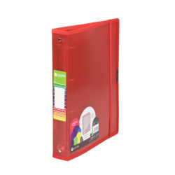 CARPETA PLAST. 4A 40MM FL CARCHIVO PP DUNE ROJO C/GOMA 12371453