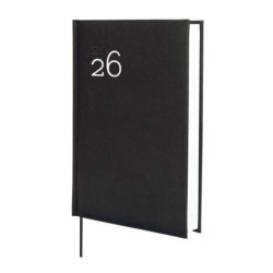 AGENDA MILANO Y10 1DP 2026 NEGRO+ FINOCAM26 625165026 143 X 29 X 210 MM