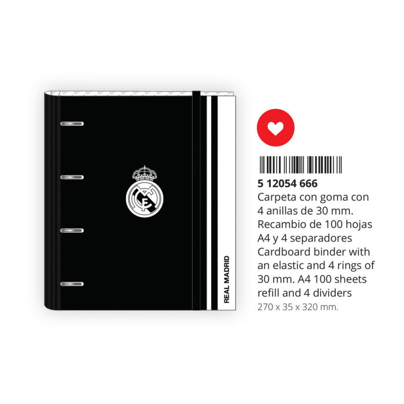 CARPEBLOC 4A 30MM C/RECAMBIO REAL MADRID 1ª EQUIP. 20/21 512054666 32*27 SAFTA22