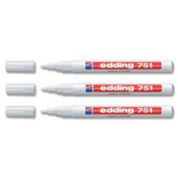 MARCD. EDDING Nº 751 OPACO BLANCO 49 C/10U