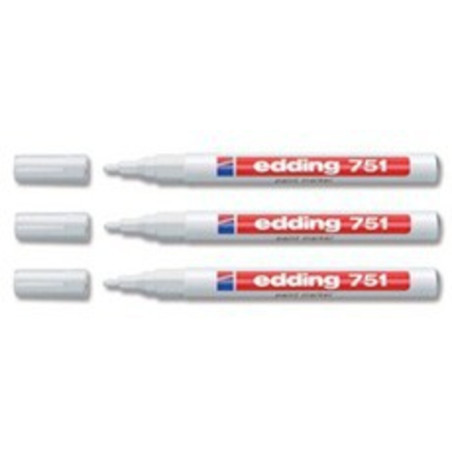 MARCD. EDDING Nº 751 OPACO BLANCO 49 C/10U