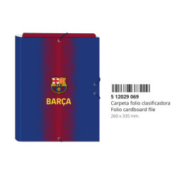 CARPETA FOLIO CLASIFICADORA F.C.BARCELONA 1ª EQUIP. 20/21 512029069 33,5*26 SAFTA22