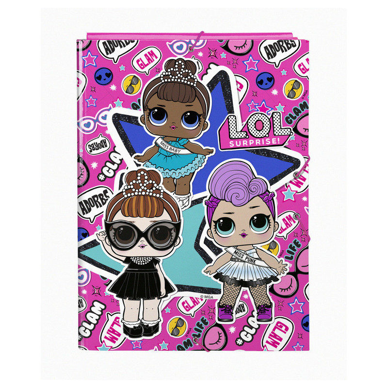 CARPETA DEC FL SOLAPAS LOL SURPRISE TOGETHER SAFTA20 ENERO 512020068 26*33,5