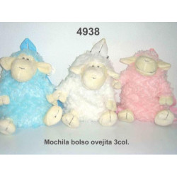 MOCHILA WG INFANTIL OVEJITAS PELUCHE 4938 ^
