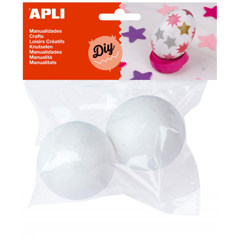 BOLAS POREXPAN Ø70MM 2 UDS APLI