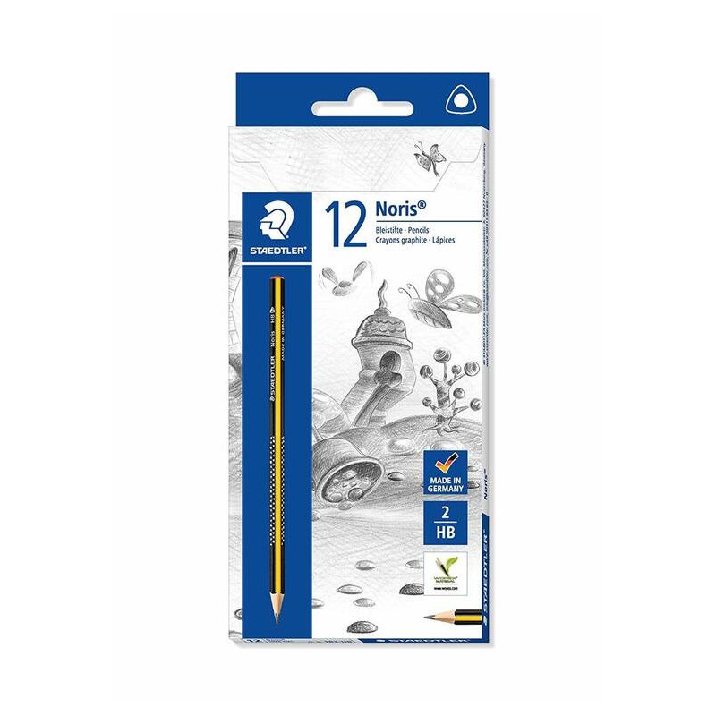 LAPIZ STAEDTLER TRIPLUS SLIM TRIANGULAR FINO 183 Nº 2 HB 183-HB