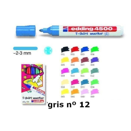 MARCD. EDDING Nº 4500 TELA GRIS