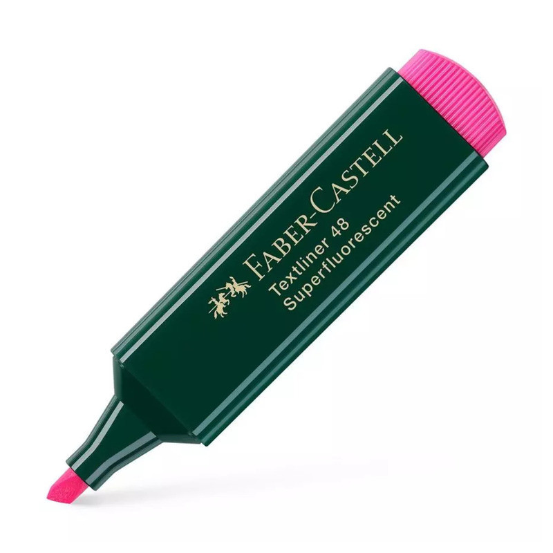 MARCD.FLUOR FABER-CASTELL TEXTLINER 48 ROSA C/10U