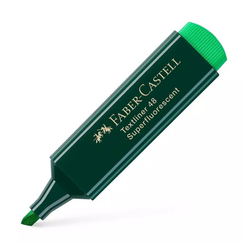 MARCD.FLUOR FABER-CASTELL TEXTLINER 48 VERDE C/10U