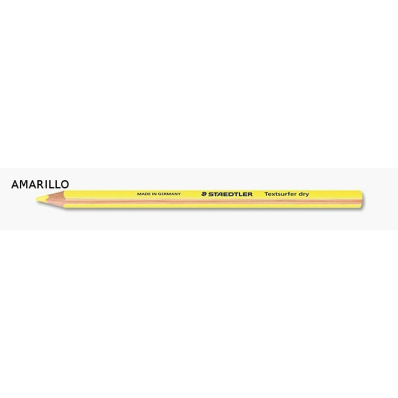 MARCD.FLUOR LAPIZ STAEDTLER TEXTSURFER DRY AMARILLO C/12U