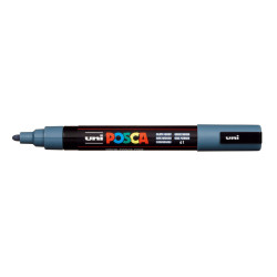 MARCADOR UNI-BALL POSCA PC-5M PUNTA REDONDA 1,8-2,5MM GRIS PIZARRA -61-